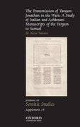 Cover for The Transmission of Targum Jonathan in the West: A Study of Italian and Ashkenazi Manuscripts of the Targum to Samuel