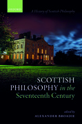 Cover for Scottish Philosophy in the Seventeenth Century
