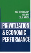 Cover for Privatization and Economic Performance