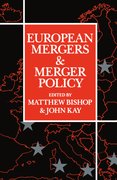 Cover for European Mergers and Merger Policy