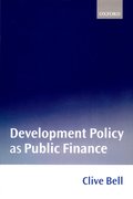 Cover for Development Policy As Public Finance