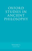 Cover for Oxford Studies in Ancient Philosophy, Volume 50