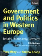 Cover for Government and Politics in Western Europe