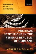 Cover for Political Institutions in the Federal Republic of Germany