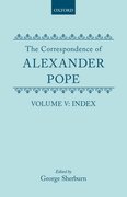 Cover for The Correspondence of Alexander Pope