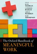 Cover for The Oxford Handbook of Meaningful Work