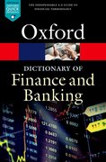 Cover for A Dictionary of Finance and Banking