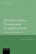 Cover for International Trademark Classification 5e