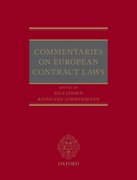 Cover for Commentaries on European Contract Laws