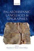 Cover for Palaeohispanic Languages and Epigraphies
