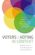 Cover for Voters and Voting in Context