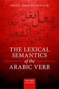 Cover for The Lexical Semantics of the Arabic Verb
