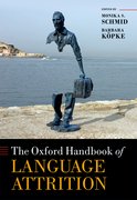 Cover for The Oxford Handbook of Language Attrition