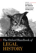 Cover for The Oxford Handbook of Legal History