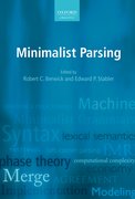 Cover for Minimalist Parsing