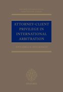 Cover for Attorney-Client Privilege in International Arbitration