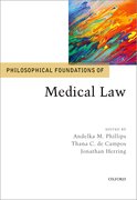 Cover for Philosophical Foundations of Medical Law