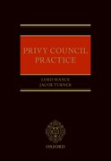 Cover for Privy Council Practice