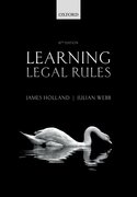 Cover for Learning Legal Rules