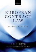 Cover for European Contract Law