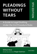 Cover for Pleadings Without Tears