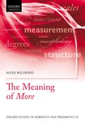 Cover for The Meaning of <em>More</em>