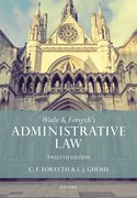 Cover for Wade & Forsyth's Administrative Law - 9780198806851