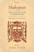 Cover for Shakespeare and the Politics of Commoners