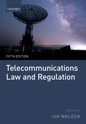 Cover for Telecommunications Law and Regulation