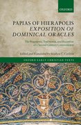 Cover for Papias of Hierapolis <em>Exposition of Dominical Oracles</em>