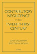 Cover for Contributory Negligence in the Twenty-First Century