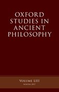 Cover for Oxford Studies in Ancient Philosophy, Volume 53