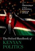 Cover for The Oxford Handbook of Kenyan Politics