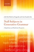 Cover for Null Subjects in Generative Grammar