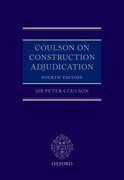 Cover for Coulson on Construction Adjudication