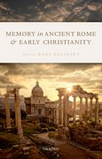 Cover for Memory in Ancient Rome and Early Christianity