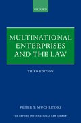 Cover for Multinational Enterprises and the Law