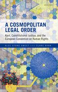 Cover for A Cosmopolitan Legal Order