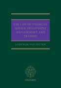 Cover for The Law of Financial Advice, Investment Management, and Trading