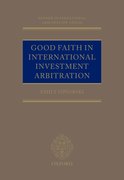 Cover for Good Faith in International Investment Arbitration