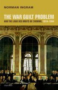 Cover for The War Guilt Problem and the Ligue des droits de l