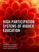 Cover for High Participation Systems of Higher Education