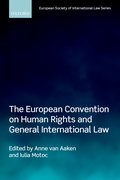 Cover for The European Convention on Human Rights and General International Law
