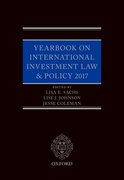 Cover for Yearbook on International Investment Law & Policy 2017