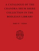 Cover for A Catalogue of the Chandra Shum Shere Collection in the Bodleian Library