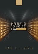 Cover for Information Technology Law