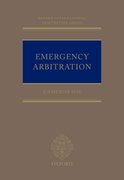 Cover for Emergency Arbitration - 9780198831051
