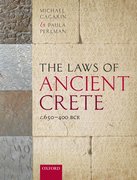 Cover for The Laws of Ancient Crete, c.650-400 BCE