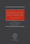 Cover for International Trust Disputes