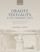 Cover for Orality, Textuality, and the Homeric Epics
